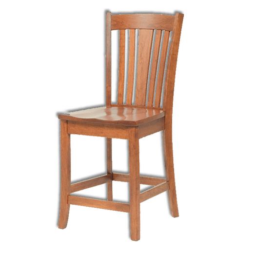 Amish USA Made Handcrafted Madison Barstool sold by Online Amish Furniture LLC