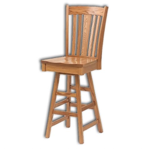 Amish USA Made Handcrafted Madison Barstool sold by Online Amish Furniture LLC