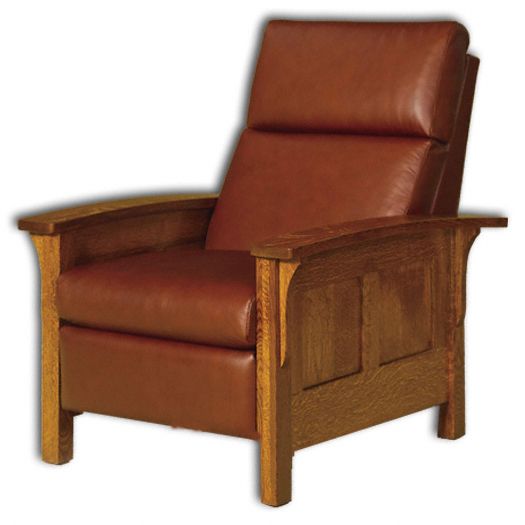 Amish USA Made Handcrafted Heartland Panel Recliner Chair sold by Online Amish Furniture LLC