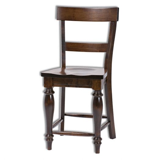 Amish USA Made Handcrafted Harvest Bar Stool sold by Online Amish Furniture LLC