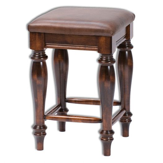 Amish USA Made Handcrafted Harvest Bar Stool without Back sold by Online Amish Furniture LLC