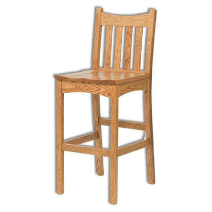 Amish USA Made Handcrafted Bellingham Bar Stool sold by Online Amish Furniture LLC