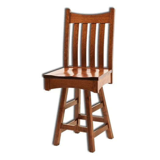 Amish USA Made Handcrafted Bellingham Bar Stool sold by Online Amish Furniture LLC