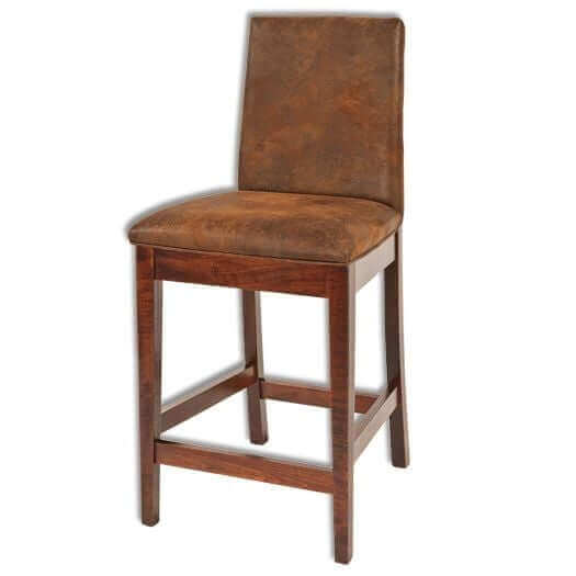 Amish USA Made Handcrafted Bradbury Bar Stool sold by Online Amish Furniture LLC