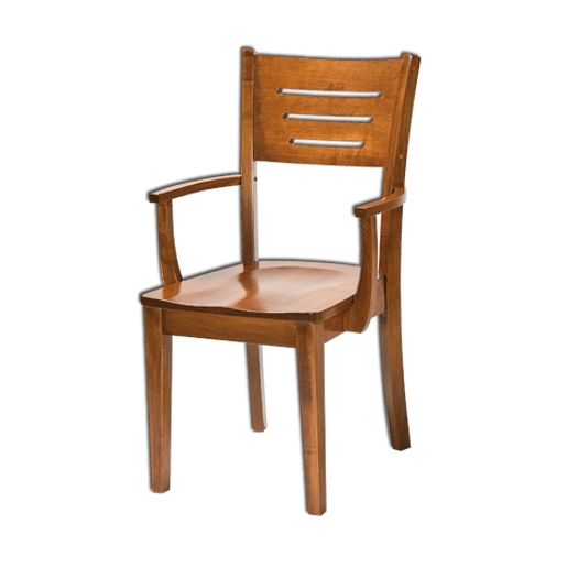 Amish USA Made Handcrafted Jansen Chair sold by Online Amish Furniture LLC