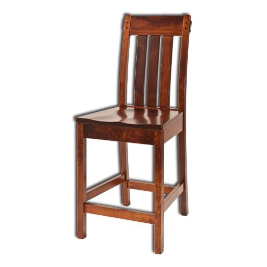 Amish USA Made Handcrafted Chesapeake Bar Stool sold by Online Amish Furniture LLC