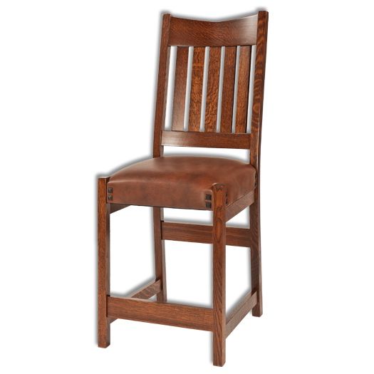 Amish USA Made Handcrafted Conner Bar Stool sold by Online Amish Furniture LLC