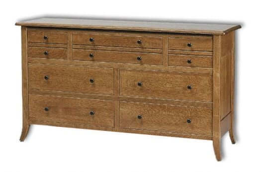 Amish USA Made Handcrafted Bunker Hill 60W Dresser sold by Online Amish Furniture LLC