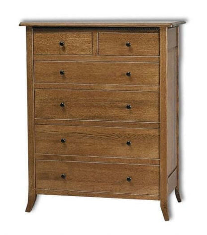 Amish USA Made Handcrafted Bunker Hill 6-Drawer Chest sold by Online Amish Furniture LLC
