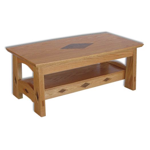 Amish USA Made Handcrafted Diamond Classic Occasional Table sold by Online Amish Furniture LLC