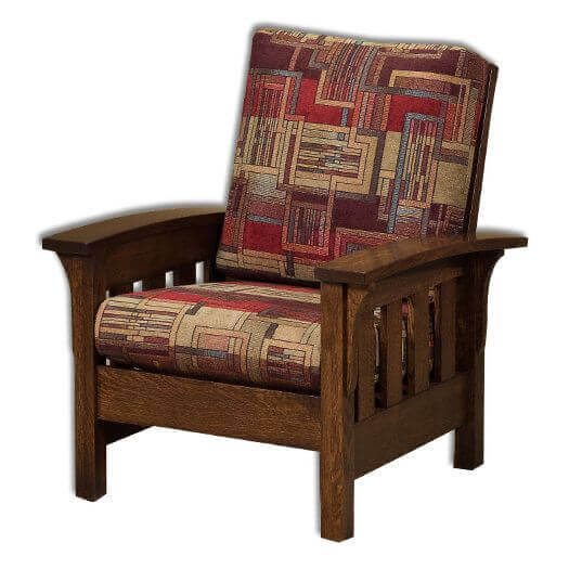 Amish USA Made Handcrafted Bow Arm Chair sold by Online Amish Furniture LLC