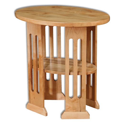 Amish USA Made Handcrafted Contempo Oval Occasional Tables sold by Online Amish Furniture LLC