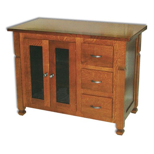 Amish USA Made Handcrafted Estate TV Stand sold by Online Amish Furniture LLC