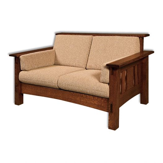 Amish USA Made Handcrafted McCoy Loveseat sold by Online Amish Furniture LLC