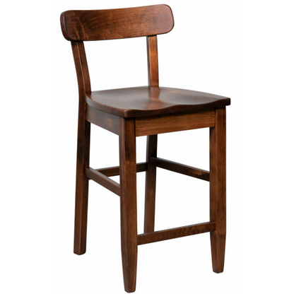 Advance solid wood bar stool
