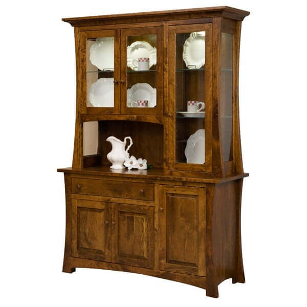 Amish USA Made Handcrafted Arlington Hutch sold by Online Amish Furniture LLC