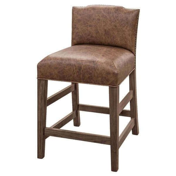 Amish USA Made Handcrafted Bow River Bar Chair sold by Online Amish Furniture LLC