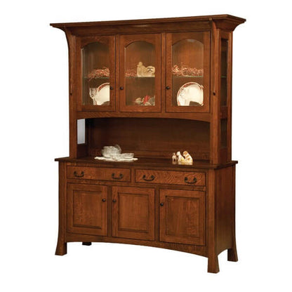 Amish USA Made Handcrafted Breckenridge Hutch sold by Online Amish Furniture LLC
