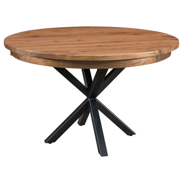 Amish USA Made Handcrafted Brooklyn Single Pedestal table sold by Online Amish Furniture LLC
