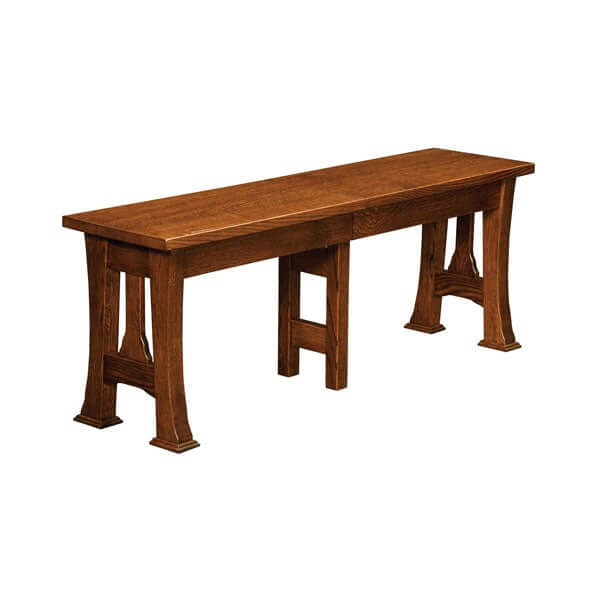 Amish USA Made Handcrafted Cambridge Extenda Bench sold by Online Amish Furniture LLC