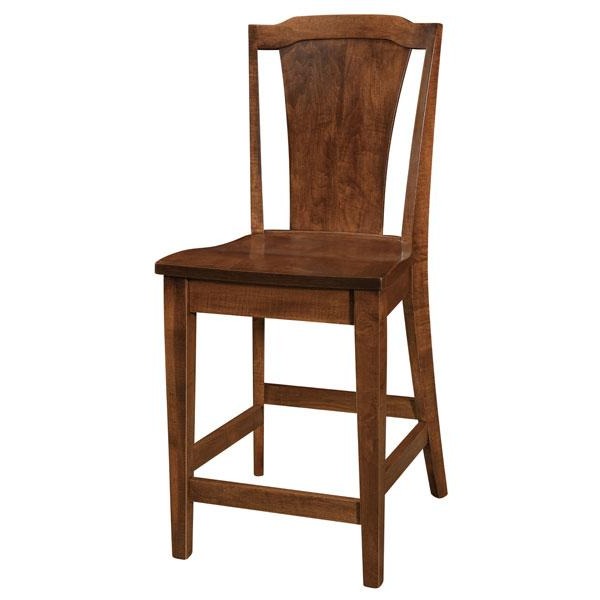 Amish USA Made Handcrafted Charleston Bar Stool sold by Online Amish Furniture LLC
