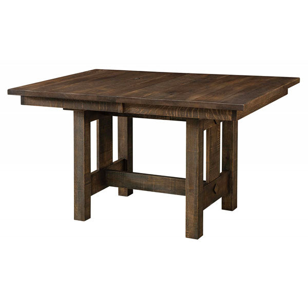 Amish USA Made Handcrafted Dallas Trestle Table sold by Online Amish Furniture LLC