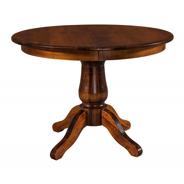 Amish USA Made Handcrafted Easton Single Pedestal Table sold by Online Amish Furniture LLC