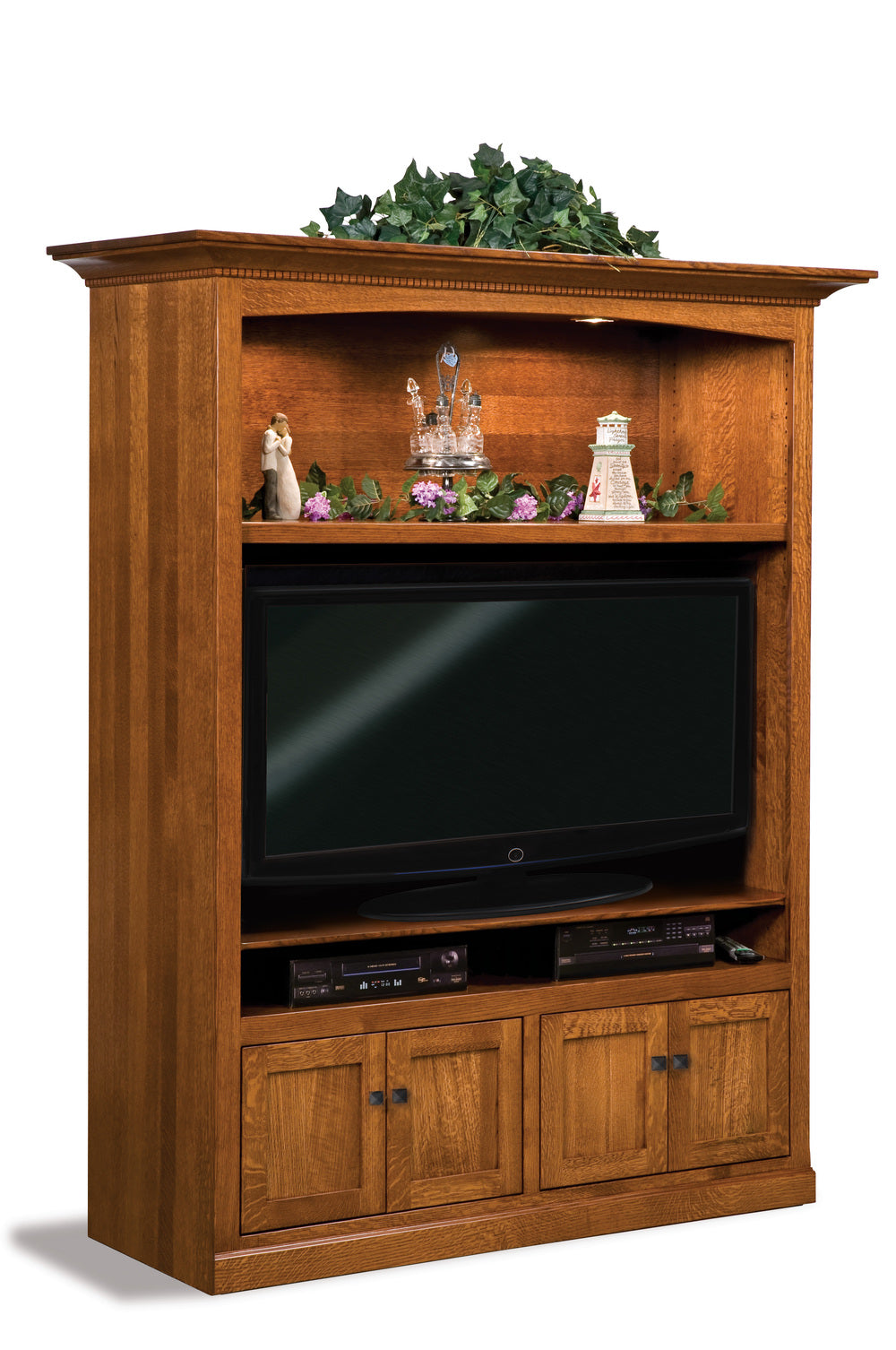 Manhattan Mission 3-Piece Center Console Wall Unit