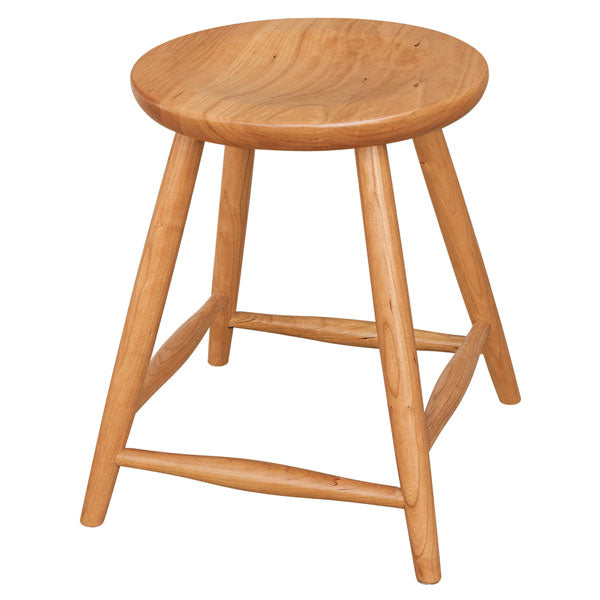 Amish USA Made Handcrafted Haskin Bar Stool sold by Online Amish Furniture LLC