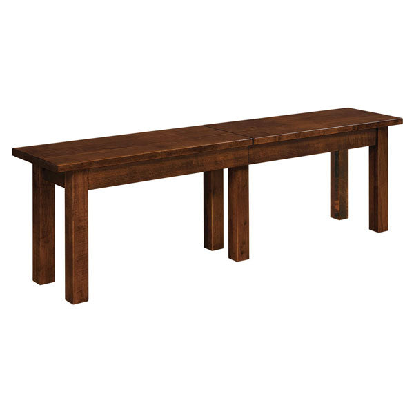 Amish USA Made Handcrafted Heidi Extenda Bench sold by Online Amish Furniture LLC