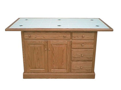Amish USA Made Handcrafted IS_74 Kitchen Island sold by Online Amish Furniture LLC