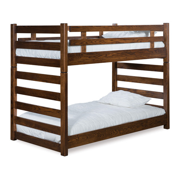 Amish USA Made Handcrafted Ladder Bunk Bed sold by Online Amish Furniture LLC