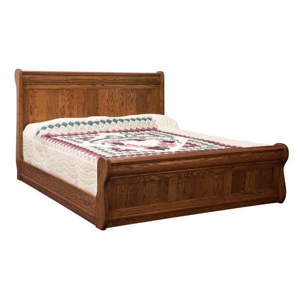 Amish USA Made Handcrafted Old Classic Sleigh Bed Low sold by Online Amish Furniture LLC