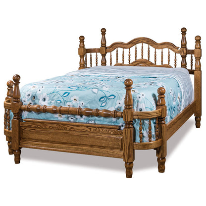 Amish USA Made Handcrafted Wrap Around Bed sold by Online Amish Furniture LLC