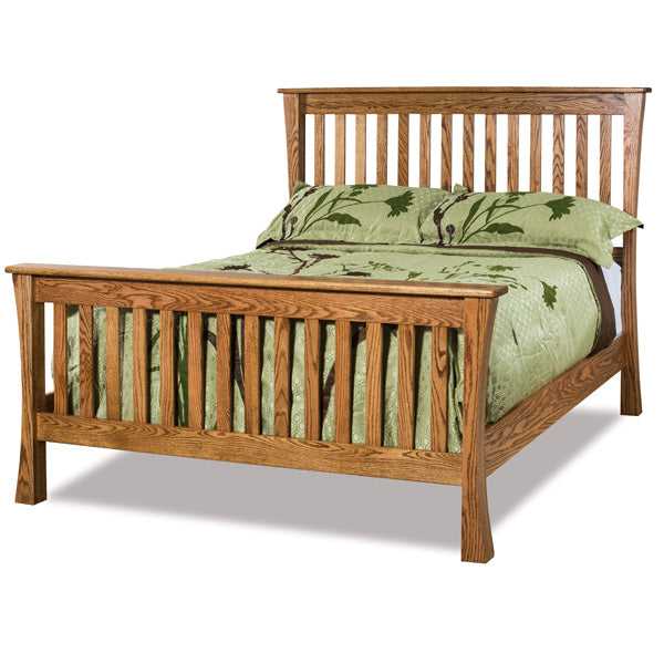 Amish USA Made Handcrafted Trestle Bed sold by Online Amish Furniture LLC