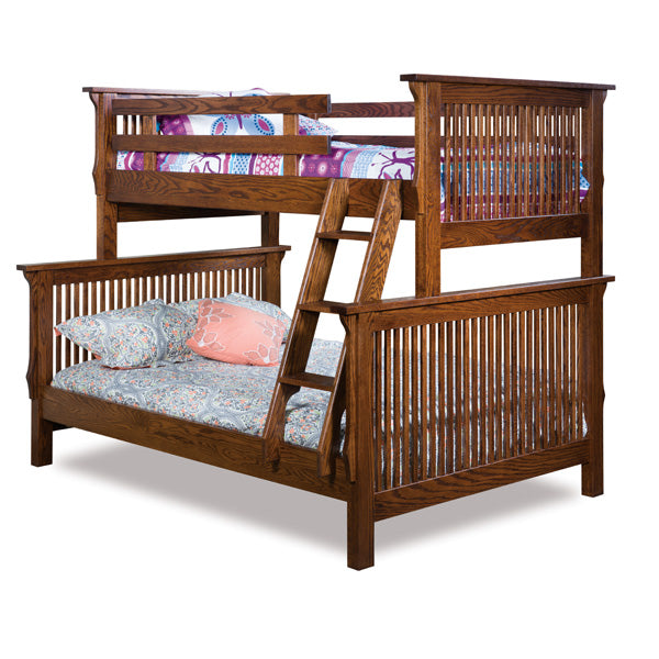 Amish USA Made Handcrafted Mission Bunk Bed sold by Online Amish Furniture LLC