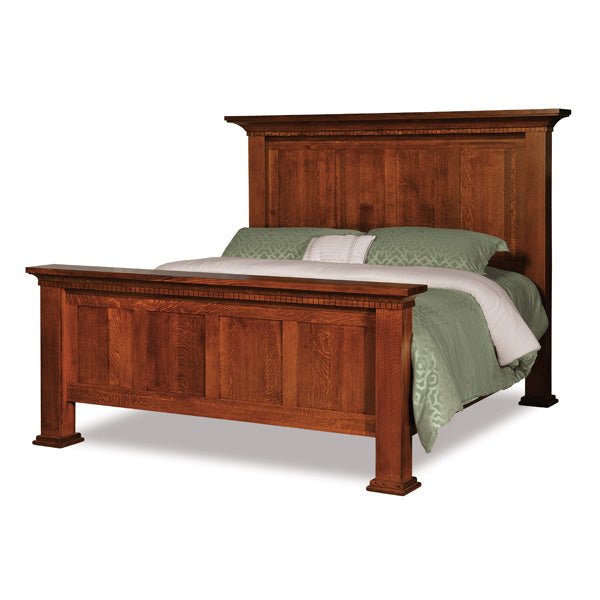 Amish USA Made Handcrafted Empire Bed sold by Online Amish Furniture LLC