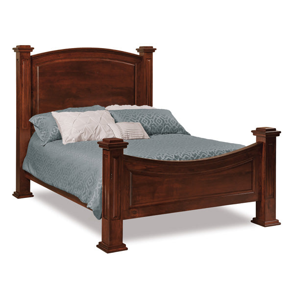 Amish USA Made Handcrafted Lexington Shaker Bed sold by Online Amish Furniture LLC