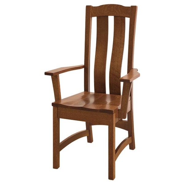 Amish USA Made Handcrafted Kensington Chair sold by Online Amish Furniture LLC