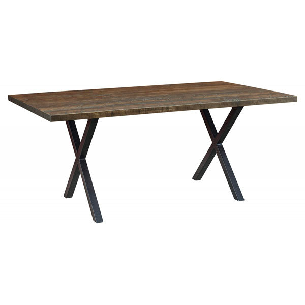 Amish USA Made Handcrafted Laredo Trestle Table sold by Online Amish Furniture LLC
