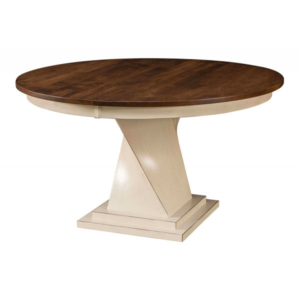 Amish USA Made Handcrafted Lexington Single Pedestal Table sold by Online Amish Furniture LLC