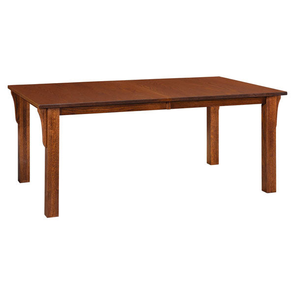Amish USA Made Handcrafted Mission Leg Table sold by Online Amish Furniture LLC