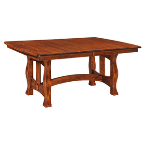 Amish USA Made Handcrafted Reno Trestle Table sold by Online Amish Furniture LLC
