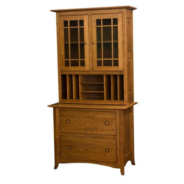 Amish USA Made Handcrafted 2-Drawer Shaker Hill Lateral File Cabinet