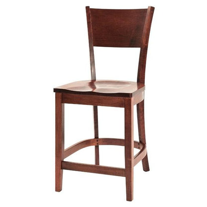 Amish USA Made Handcrafted Somerset Bar Stool sold by Online Amish Furniture LLC
