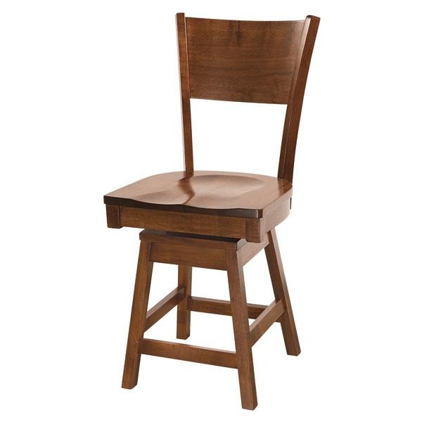 Amish USA Made Handcrafted Somerset Bar Stool sold by Online Amish Furniture LLC