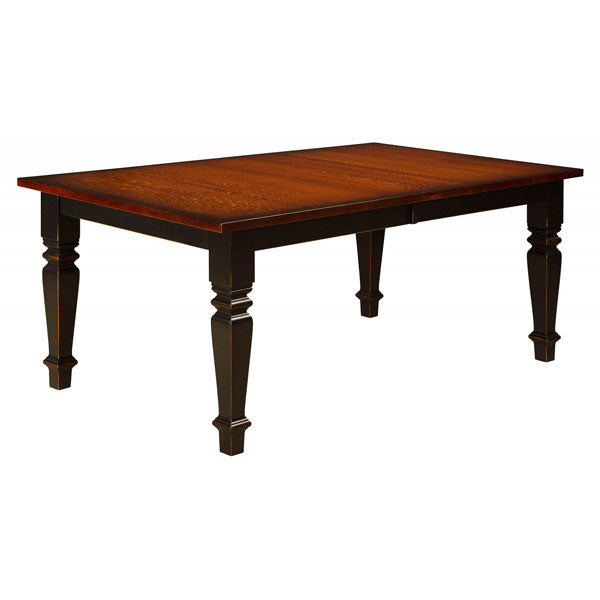 Amish USA Made Handcrafted Stanwood Leg Table sold by Online Amish Furniture LLC