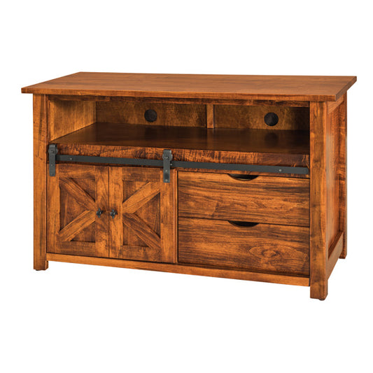 Amish USA Made Handcrafted Teton TV Cabinets sold by Online Amish Furniture LLC