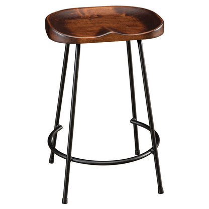 Amish USA Made Handcrafted Tosky Barstool sold by Online Amish Furniture LLC