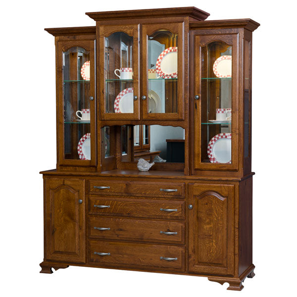 Amish USA Made Handcrafted Vintage Hutch sold by Online Amish Furniture LLC